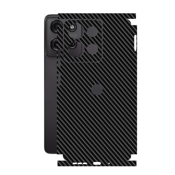 Захисна плівка StatusSKIN для Motorola Moto G75 Корпус Вініл Карбон чорний