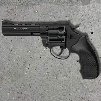 Револьвер Ekol Viper 4.5" Black – надійний револьвер під патрон Флобера