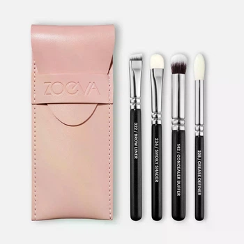 Набор из 4 мини-кистей для глаз ZOEVA Set of 4 Mini Eye Brushes