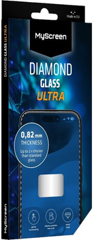 Szkło hartowane MyScreen Diamond Glass Ultra do Apple iPhone 14 Pro Black (5904433229074)