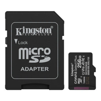 Карта памяти Kingston 256GB microSDXC class 10 UHS-I V10 A1 Canvas Select Plus