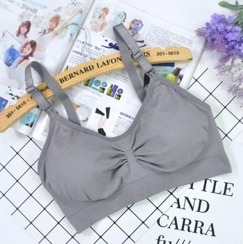 Бюстгальтер-топ для годування Mommy Bag сірий - М (38)