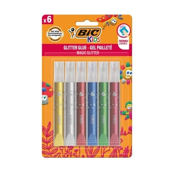 Набор глиттерного клея BIC Metallic Glitter 6шт (bc893269)