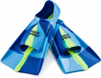 Короткі ласти AQUA SPEED TRAINING FINS синьо-кольорові 33-34