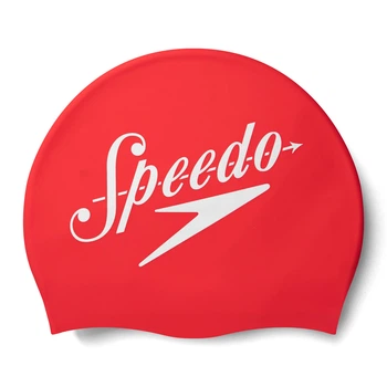 Шапочка силіконова Speedo Slogan Prt Cap AU Speedo - Red/White