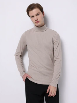 Гольф-водолазка чоловіча Colin's CL1049854BME S Beige Melange (8684112888606)