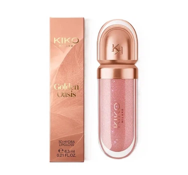Блиск для губ Kiko Milano Golden Oasis 3d Hydra Lip Gloss 01 Pearly Mauve