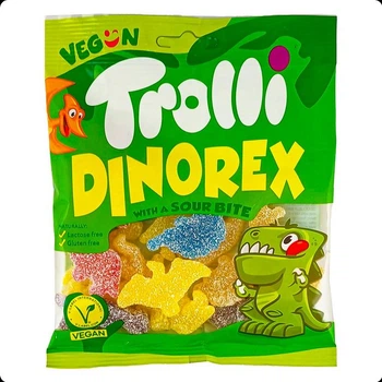 Желейки Trolli Dinorex 100г/уп