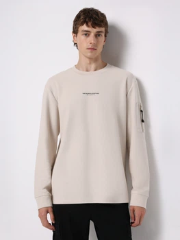 Лонгслив мужской Colin's CL1075344LBG S Light Beige (8684112836706)