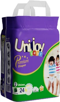Подгузники Unijoy baby Premium S 3-6 кг 24 шт (6973920541011)