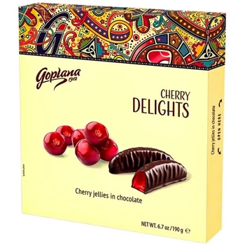 Галаретки со вкусом вишни Goplana 190г