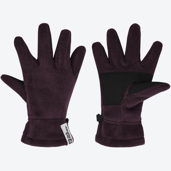 Детские зимние флисовые перчатки для девочки Jack Wolfskin Fleece Glove K A65445_I0116 140 Сливовые (4064886544665)