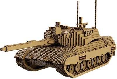 Картонный конструктор Cartonic 3D Puzzle Wot Leopard 43 элемента (CARTWTK1)