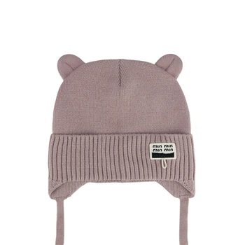 Демісезонна шапка "Кенді" unisex 50-52рр 03182 Пудра Talvi
