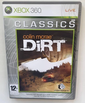 Диск для XBOX 360 - Colin McRae DiRT Classics, английская версия, Б/У
