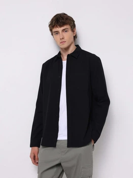 Сорочка бавовняна чоловіча Colin's CL1076727BLK 2XL Black (8684112964430)