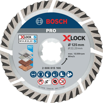 Tarcza diamentowa Bosch PRO Multi Material 125 mm (2608615166)