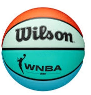 Баскетбольний м`яч Wilson WNBA DRV різнокольоровий для гри на вулиці жінок спортивний м`яч