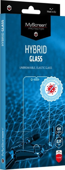 Szkło hartowane MyScreen HYBRID GLASS BacteriaFREE do Apple iPhone 13/13 Pro Black (M5815HGBF)