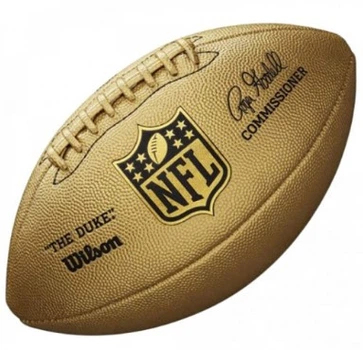 М'яч для американського футболу Wilson Duke metallic edition OS FB gold