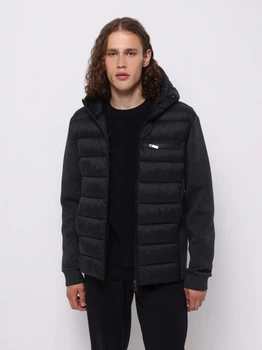 Куртка демісезонна з капюшоном чоловіча Colin's CL1076185MGA XL Grey Melange (8684112825649)
