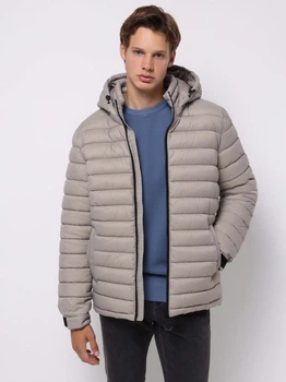 Куртка демисезонная с капюшоном мужская Colin's CL1076511LBG S Light Beige (8684112830001)