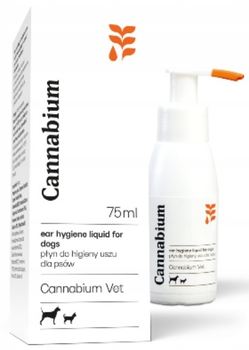 Засіб для гігієни вух Cannabium Vet зі сріблом для собак 75 мл (5903268552517)