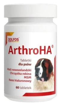 Suplement diety Dolfos ArthroHA dla zdrowych stawów u psów 60 tabletek (5902232644128)
