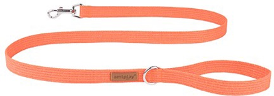 Повідець Amiplay Cotton S 140 см Помаранчевий (5907563231924)