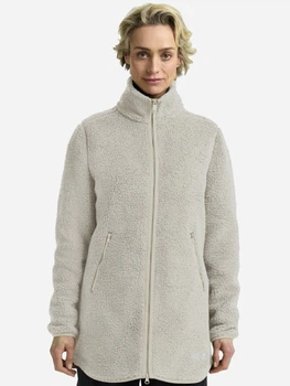 Толстовка на блискавці флісова без капюшона жіноча Jack Wolfskin High Curl Coat W A65074-A0056 S Бежева (4064886561266)