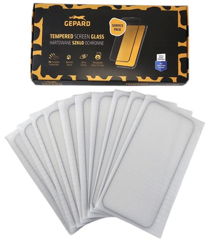 Zestaw szkła ochronnego Gepard 10in1 do Apple iPhone 15 Plus (GEP TGL IPH15 PLUS 10P)