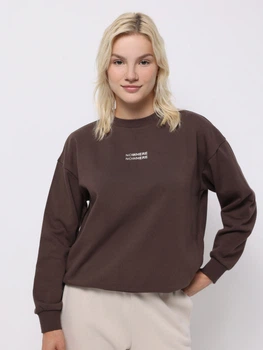 Свитшот женский Colin's CL1075902BRW L Brown (8684112836362)
