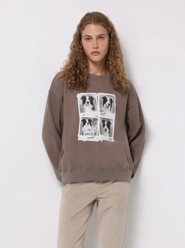 Свитшот женский Colin's CL1075938MIN L Mink (8684112826486)