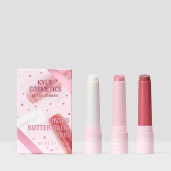 Набор баттеров-бальзамов Kylie Cosmetics Tinted Butter Balm Trio Holiday Gift Set