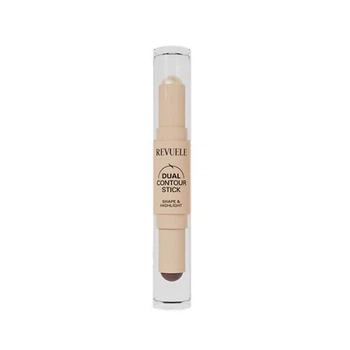 Олівець для контурингу обличчя подвійний Revuele Dual Contour Stick тон 03 Золотий Темно-бежевий, 3,7 г
