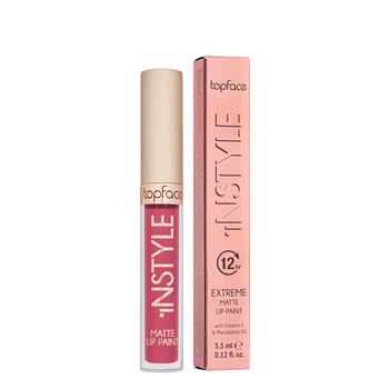 Помада для губ матовая жидкая Topface Instyle Mаtte, 25 Розово-нюдовый
