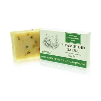 Мило з бджолиним квітковим пилком Апіпродукт Вітамінний заряд 75 г