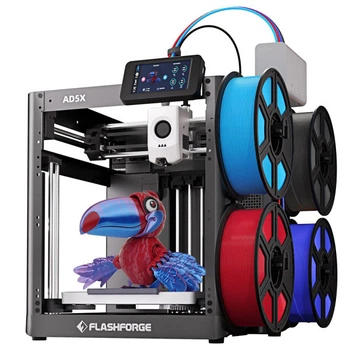 3D-принтер Flashforge AD5X, розумний 4-кольоровий друк, макс. 600 мм/с, 220*220*220 мм