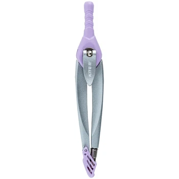 Циркуль металевий + грифель Kite Pastelini 130 мм, бузковий K24-413-36