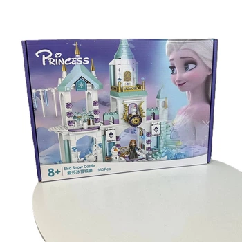 Детский конструктор Ледяной замок Принцессы Frozen 360 деталей
