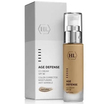 Корректирующий крем, натуральный Holy Land AGE DEFENSE CC Cream Natural SPF50 50 мл