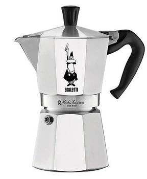 Гейзерная кофеварка Bialetti Moka Express 190 мл. 4 чашки (819197132BD2)
