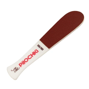 Пилка для педикюру The Pilochki 100/180 грит колір бордовий