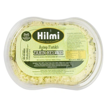 Тахінна халва з Антепськими фісташками (15%) 400 г Hilmi