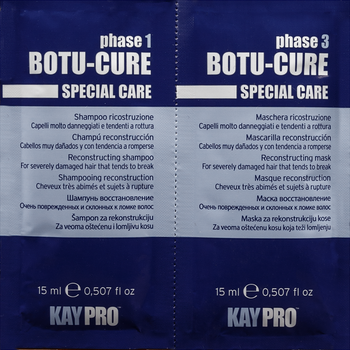 Набор пробников KayPro Botu-Cure Реконструкция волос Шампунь + Маска набор 7412