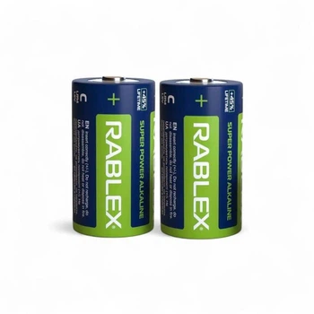 Батарейки Rablex Super Power Alkaline LR20 / D щелочные 1.5V 2 шт
