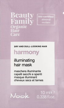 Маска NOOK BEAUTY FAMILY HARMONY для блеска сухих и тусклых волос 10 мл 12396