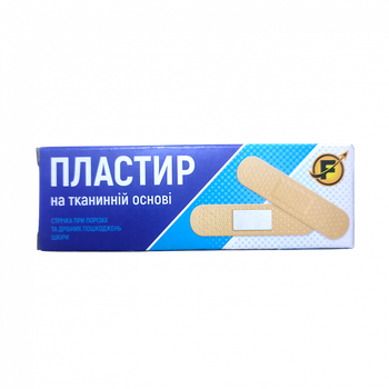 Набор пластырей на тканевой основе Furman 19x72 мм 10 шт