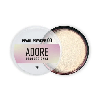 Жемчужная втирка Adore Professional Pearl Powder 03 розовый жемчуг 1 г (2101030018459)