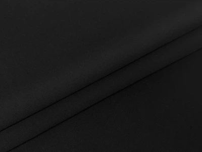 Ткань Трикотаж костюмный диагональ, черный, пог. м. (т245, 2505092D, цв1)